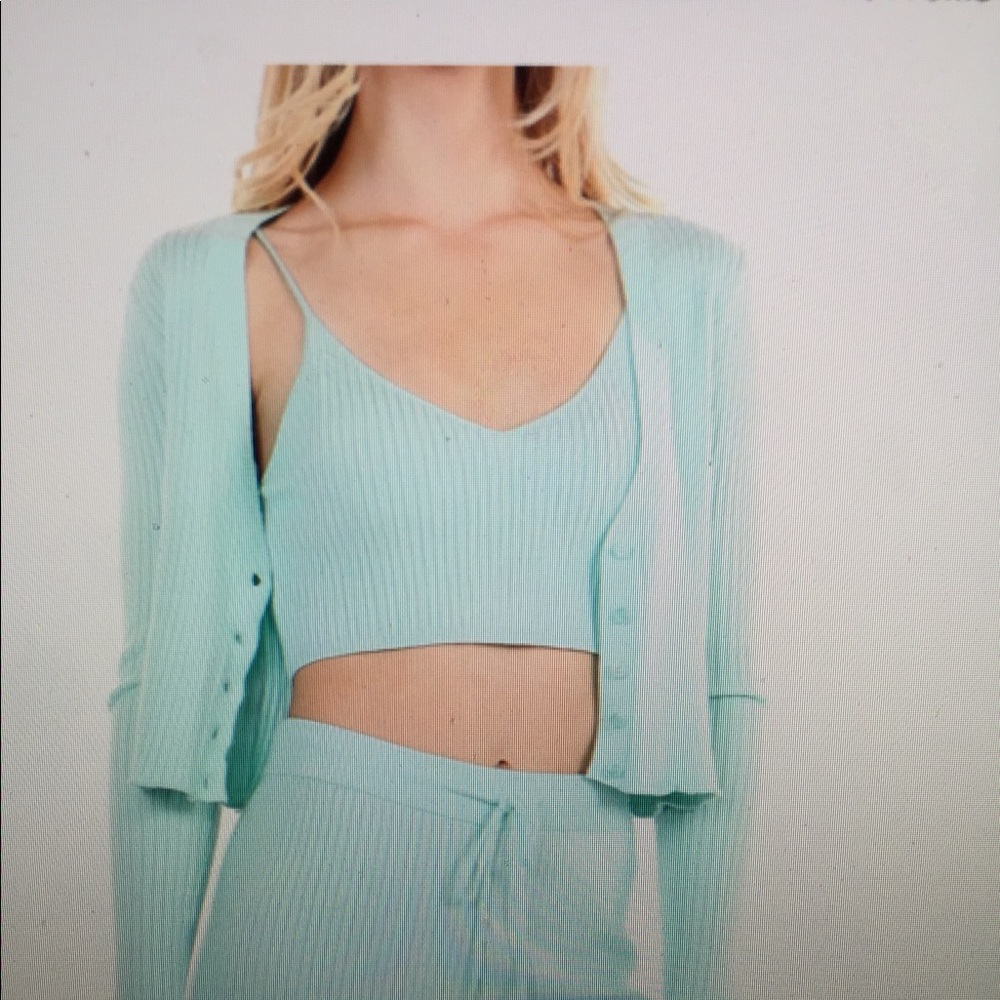 3pc ribbed loungewear set by Beulah Style.
